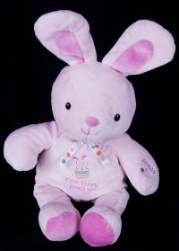 Carters Just One Year JOY Some Bunny Loves Me Pink Musical Lovey Plush